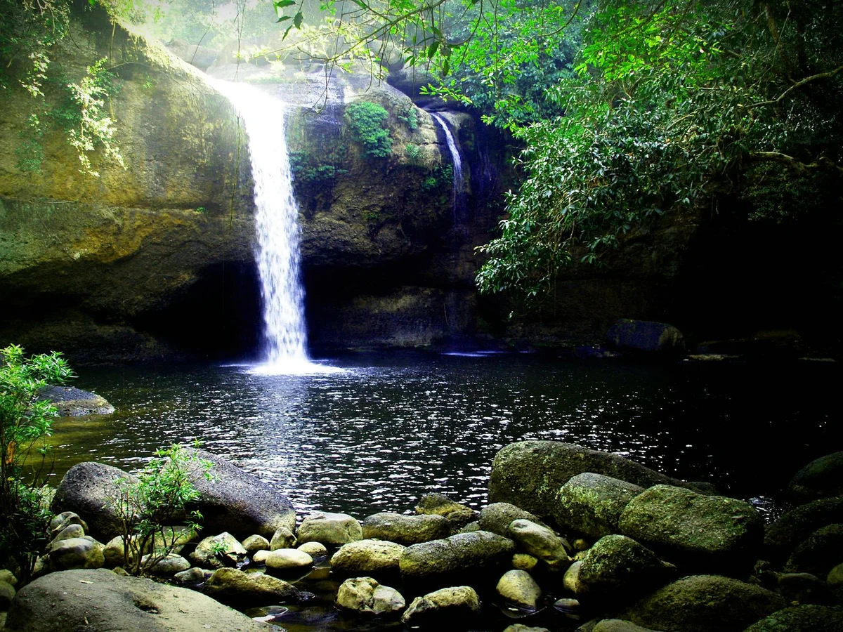 Than Sadet Waterfall view 2