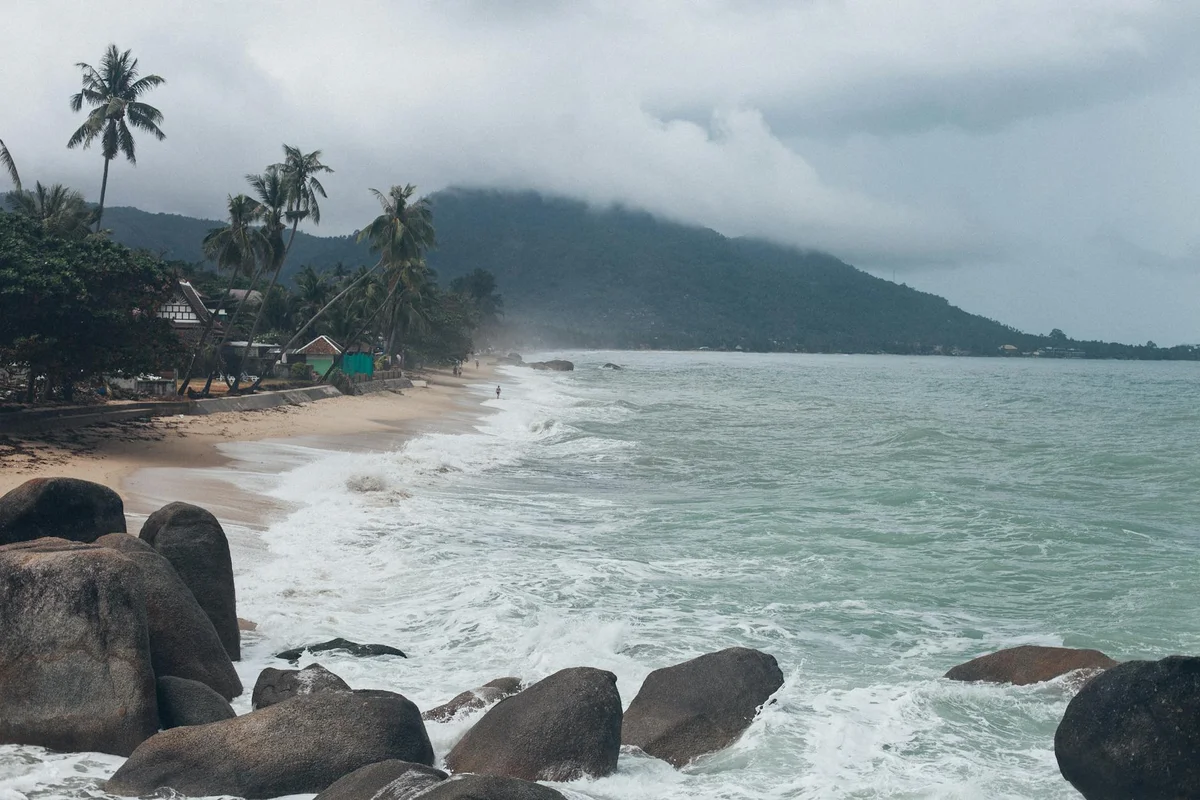 Maenam Beach view 2