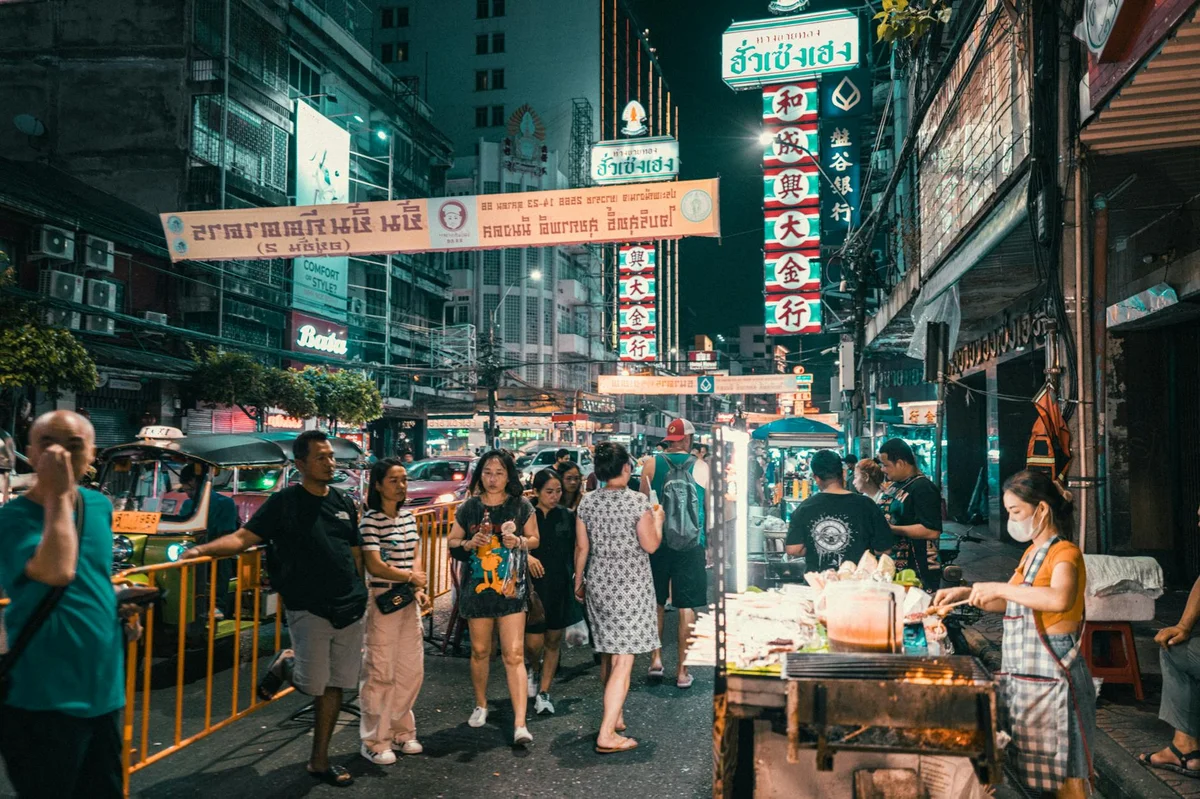 Krabi Town Night Market view 2