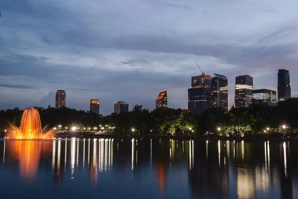 Benjakitti Park view 1