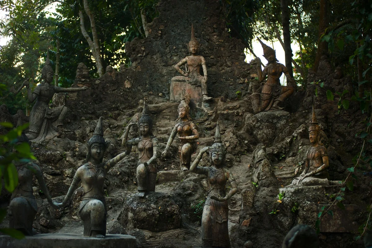 Hin Lad Waterfall Temple feature