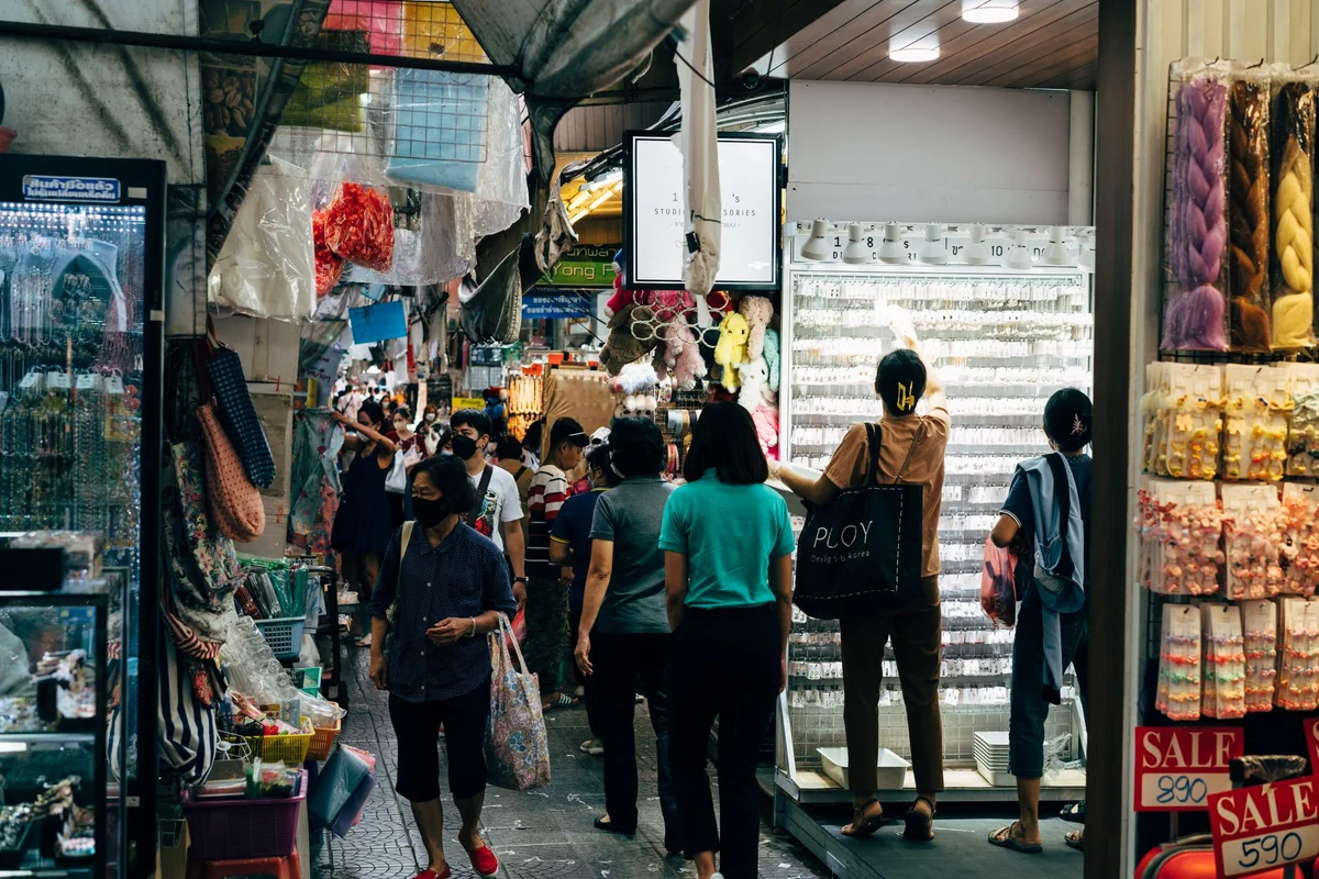 Thepprasit Night Market view 2