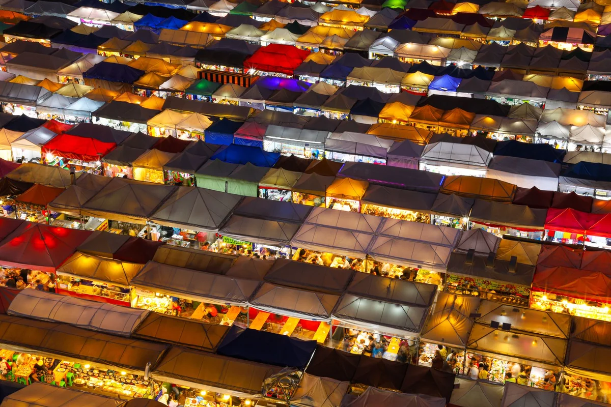 Thong Sala Night Market view 1