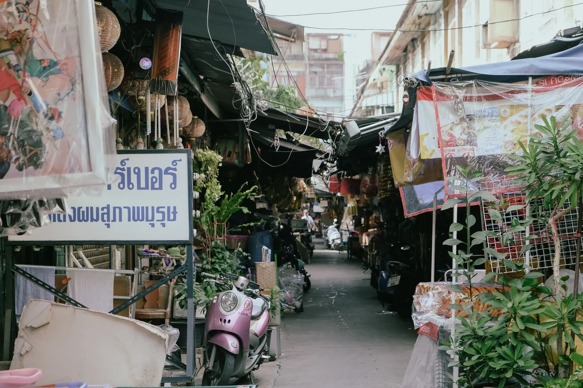 Ton Lam Yai Market view 2