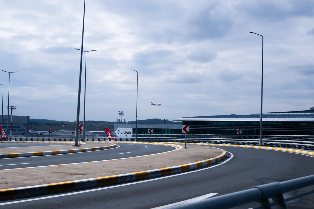 Ashgabat International Airport view 2