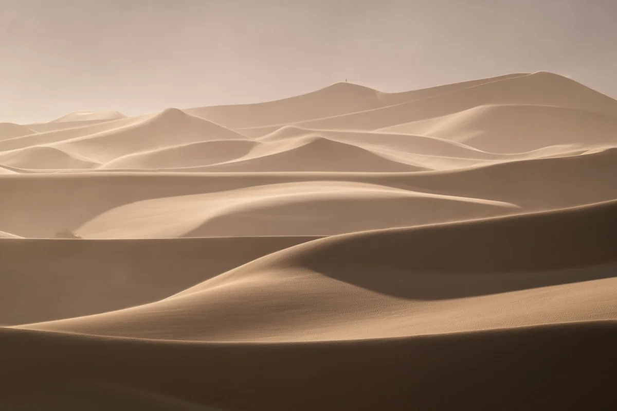 Karakum Desert Road view 2
