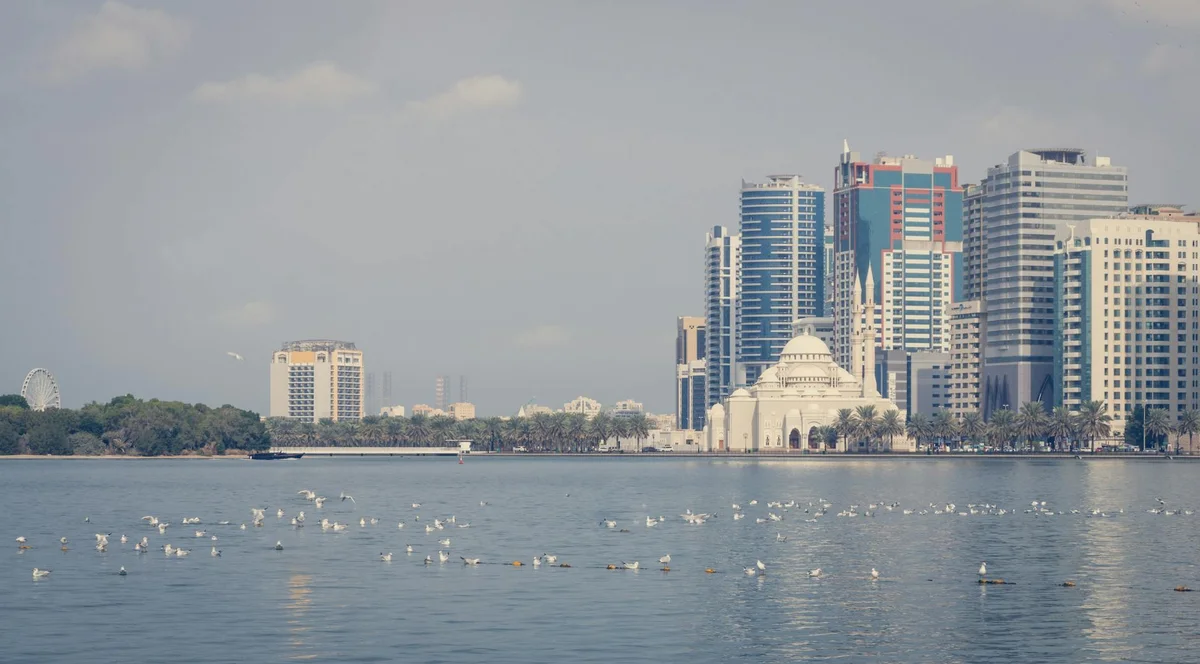 Al Mamzar Beach Park view 1