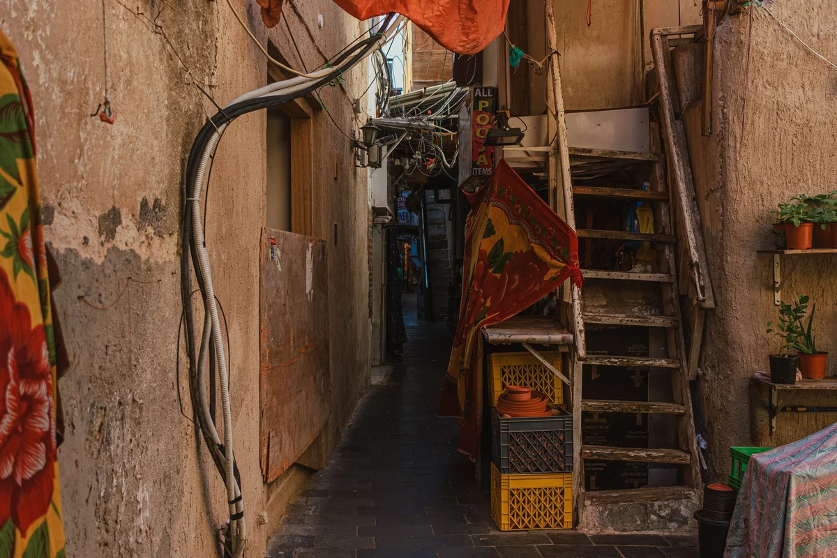 Bur Dubai Textile Souk view 2