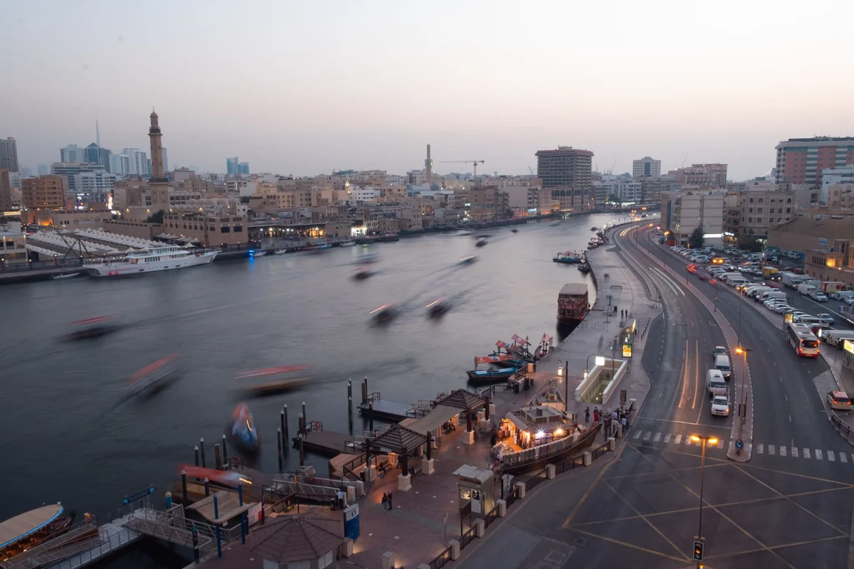 Dubai Creek Abra view 1