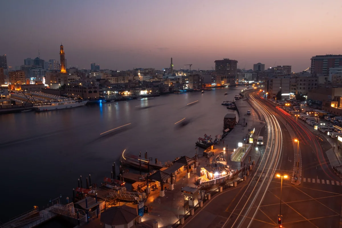 Dubai Creek Abra feature