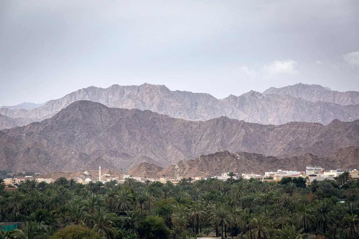 Kalba Corniche Park view 1