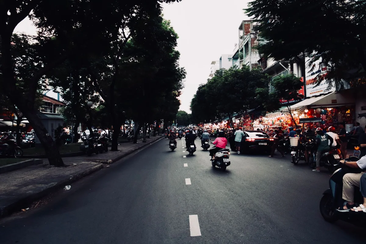 An Thuong Night Market view 2