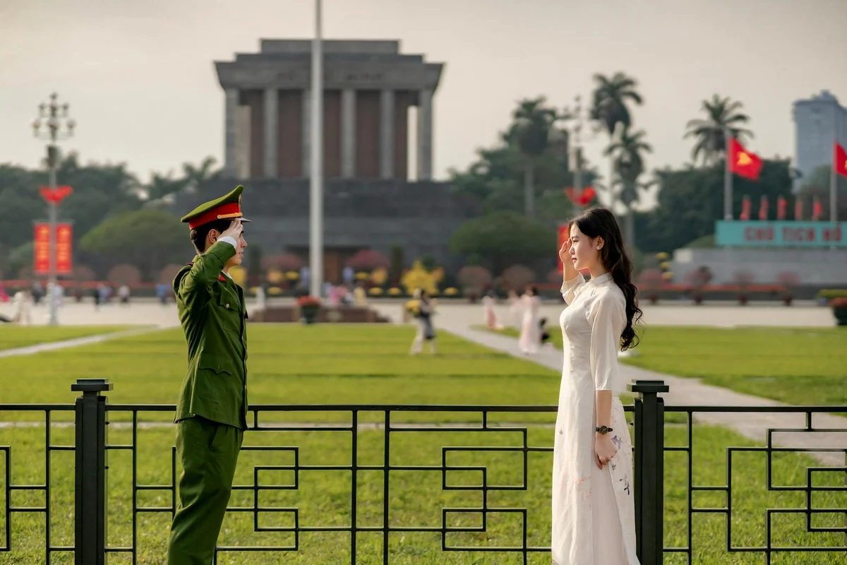 Ho Chi Minh Mausoleum view 2