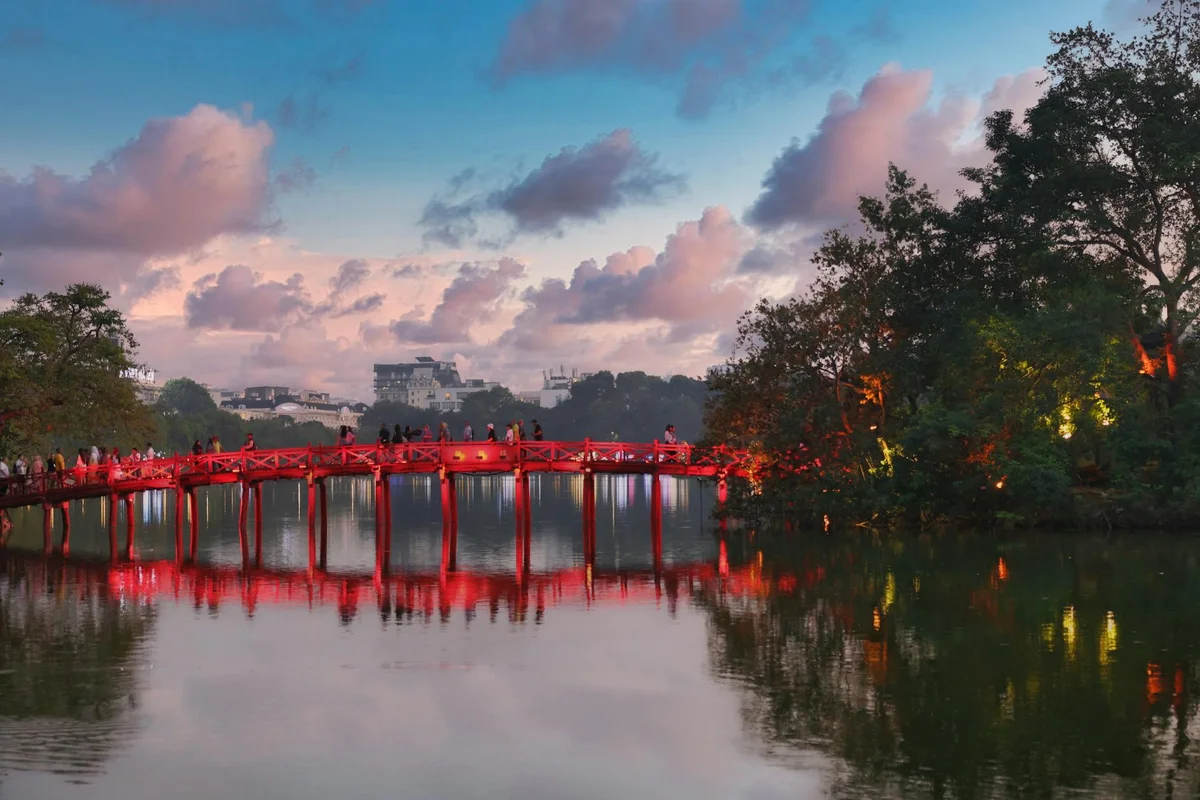Hoan Kiem Lake view 2