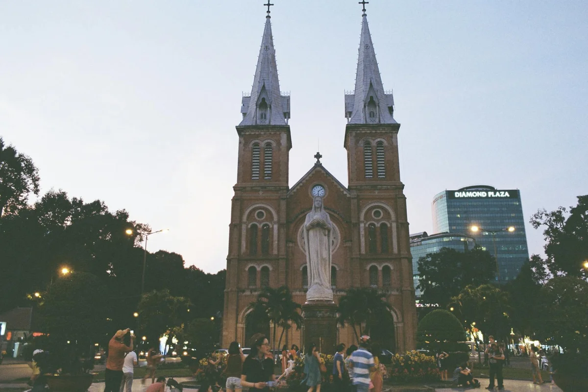 Notre-Dame Cathedral Basilica of Saigon view 1