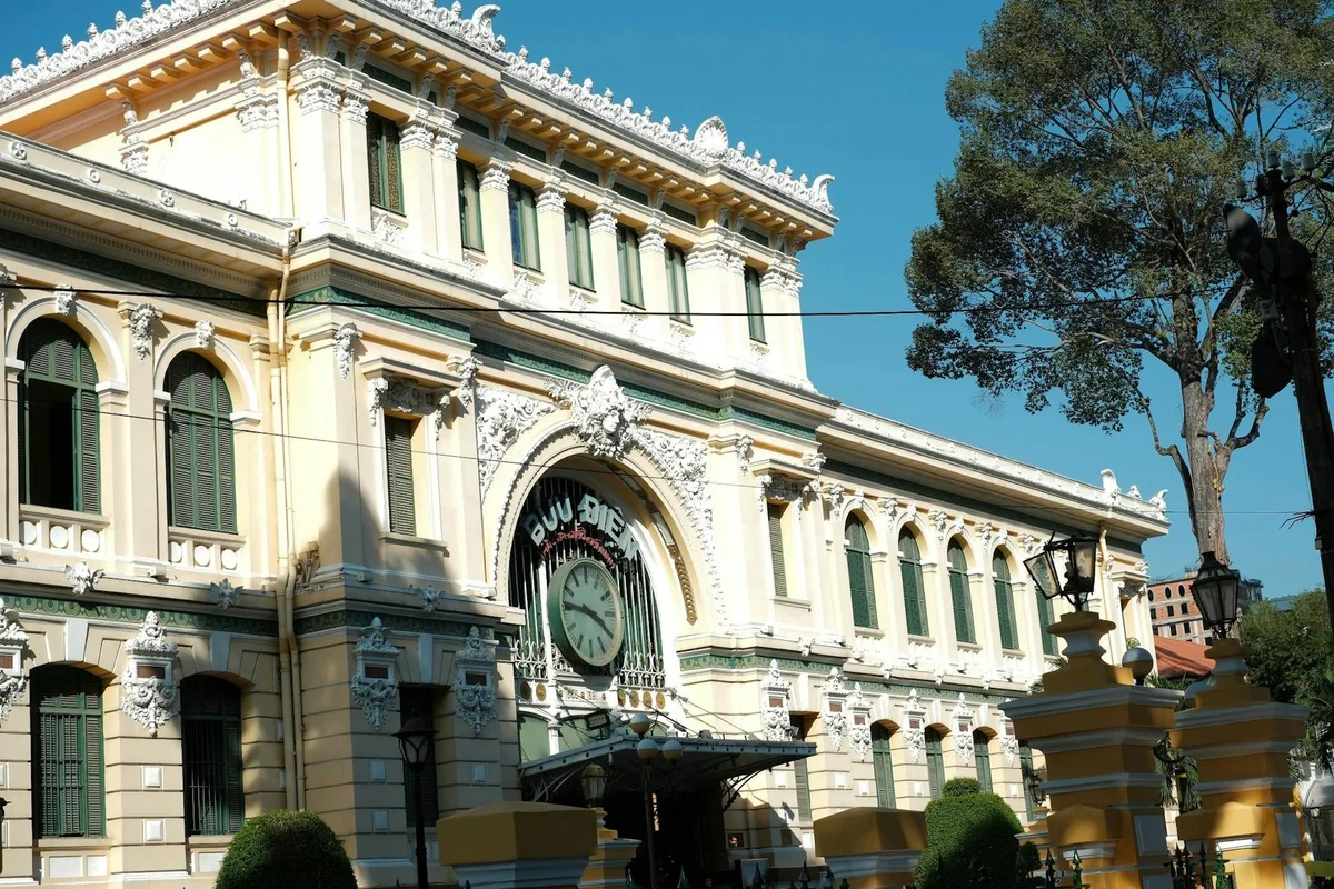 Saigon Central Post Office view 1