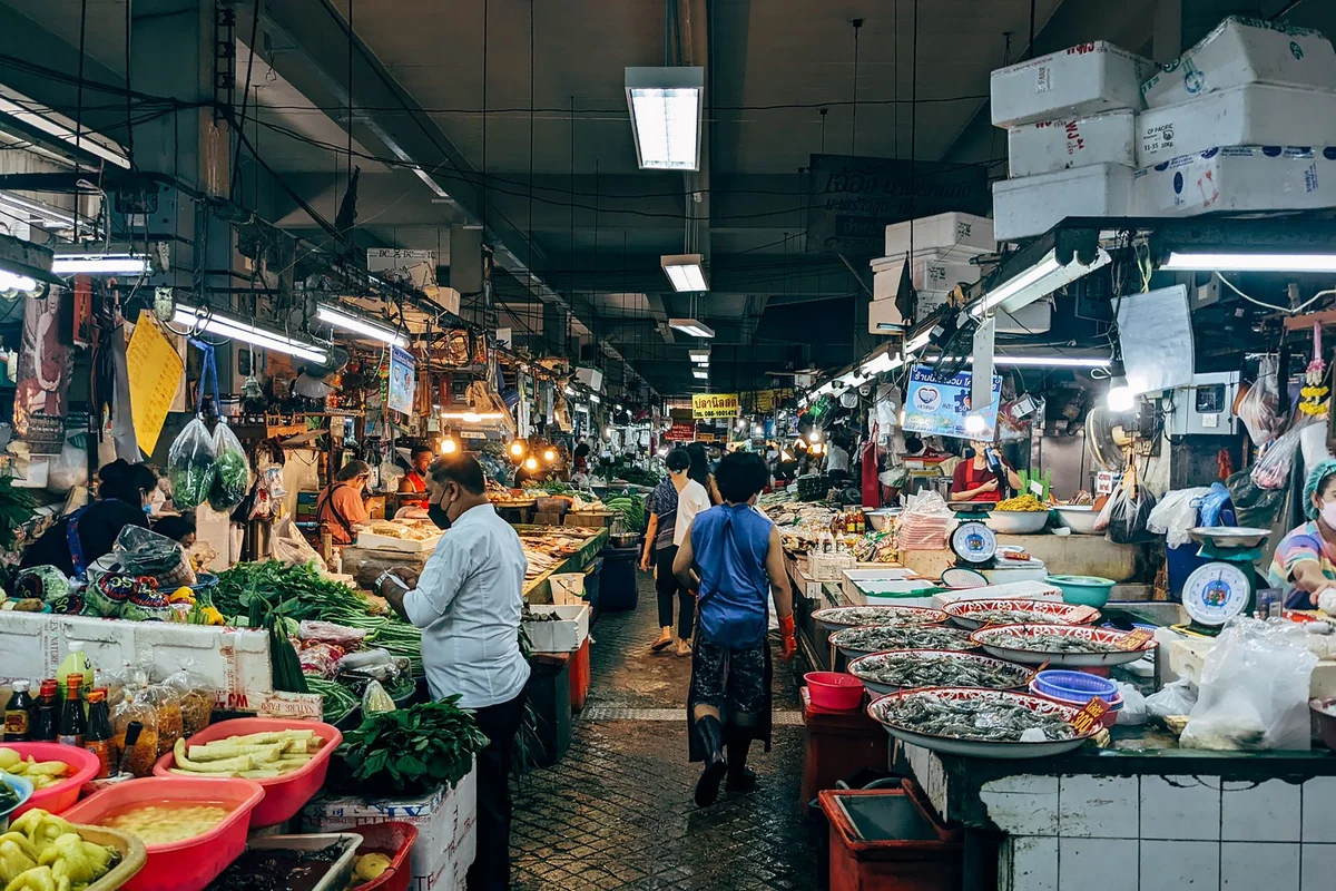 Tan Dinh Market view 2