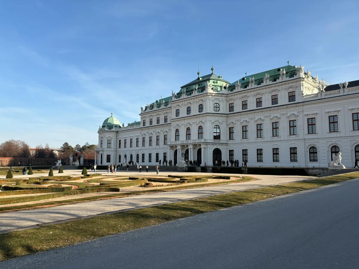 Belvedere Palace view 1