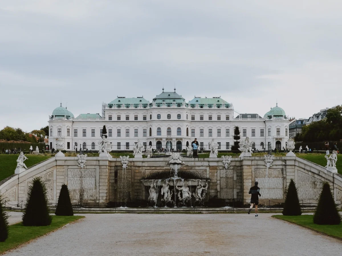 Belvedere Palace view 2