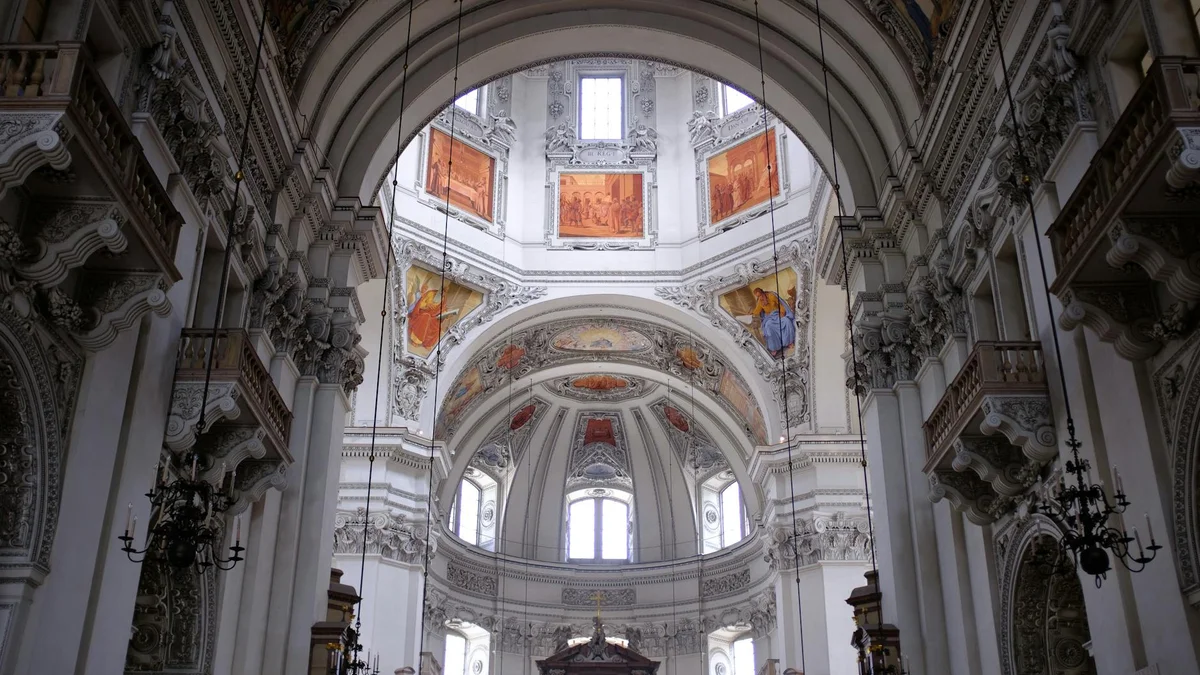 Salzburg Cathedral view 1