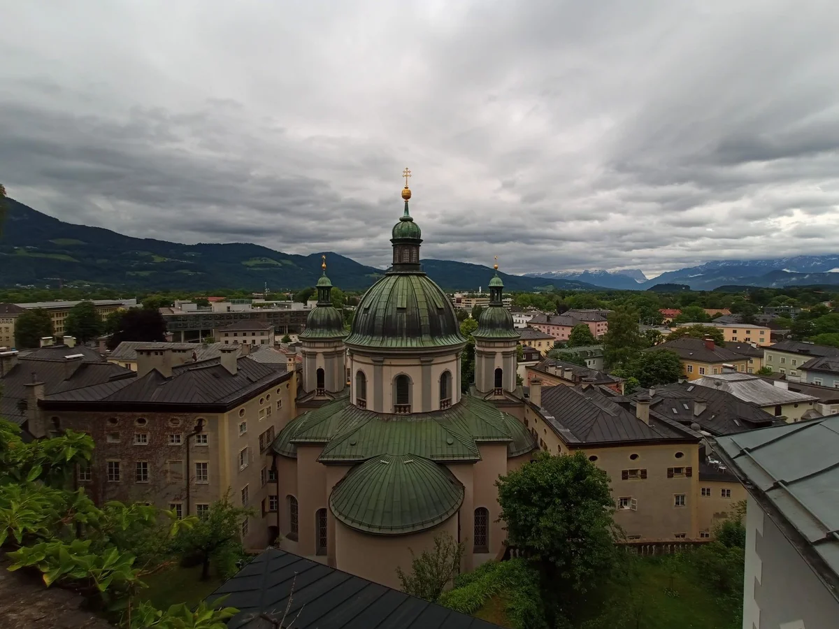 Salzburg Cathedral view 1