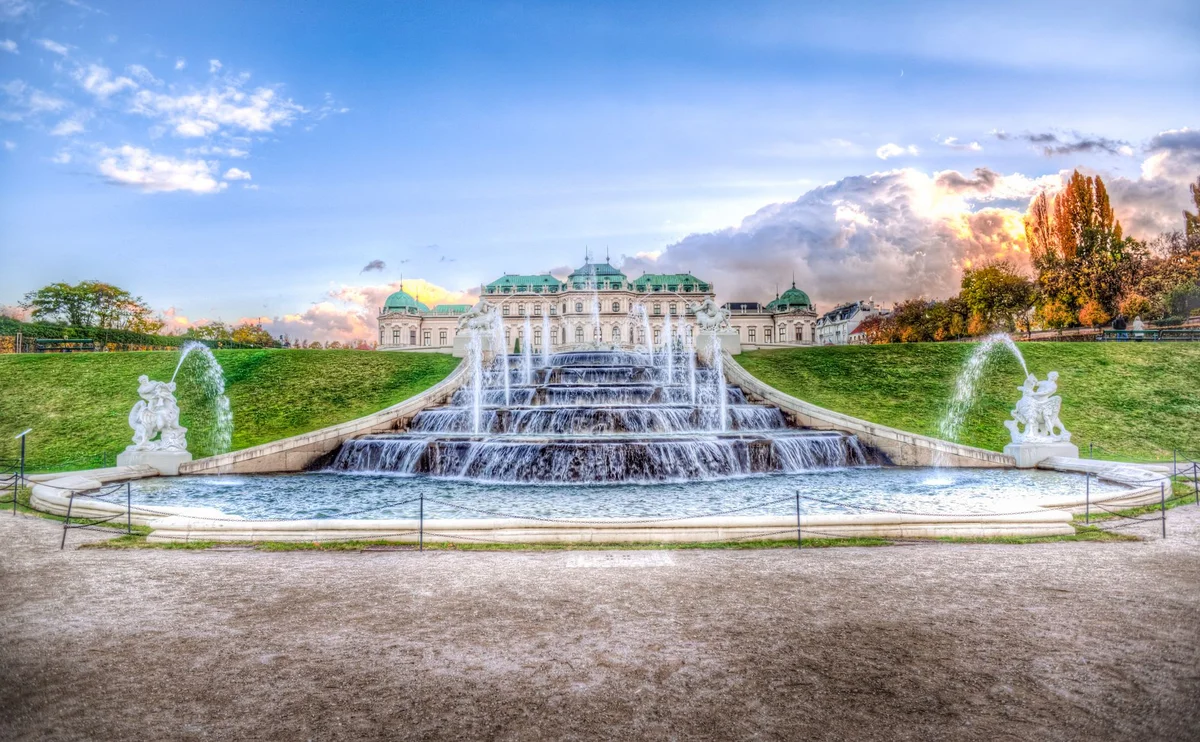 Hellbrunn Palace view 1