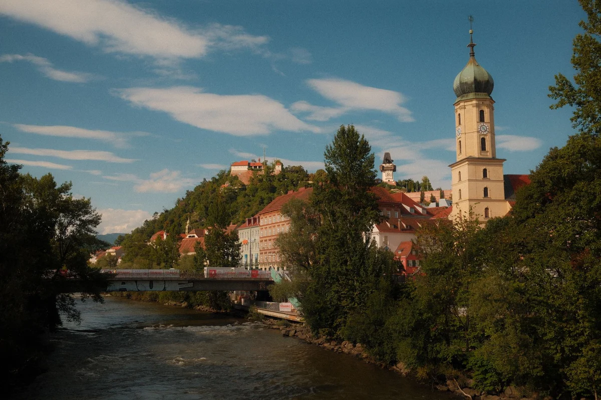 Schlossberg Graz view 2
