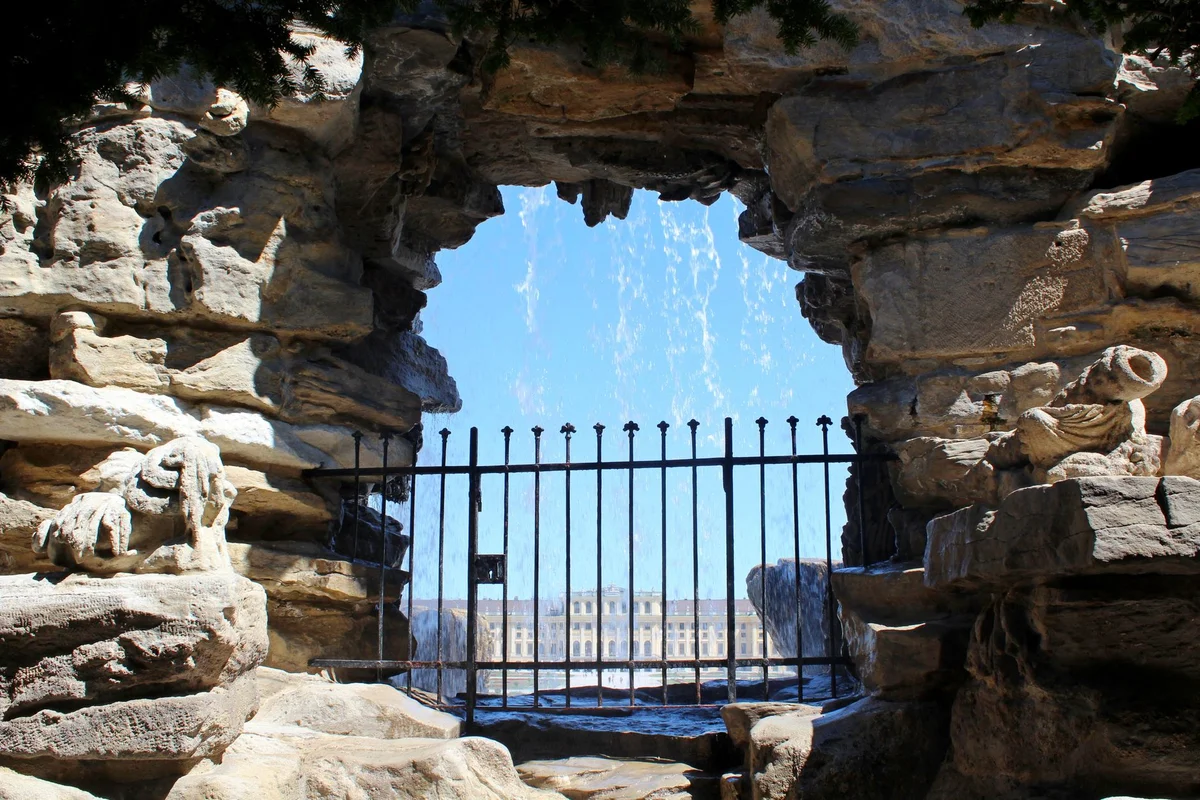 Hellbrunn Trick Fountains view 2