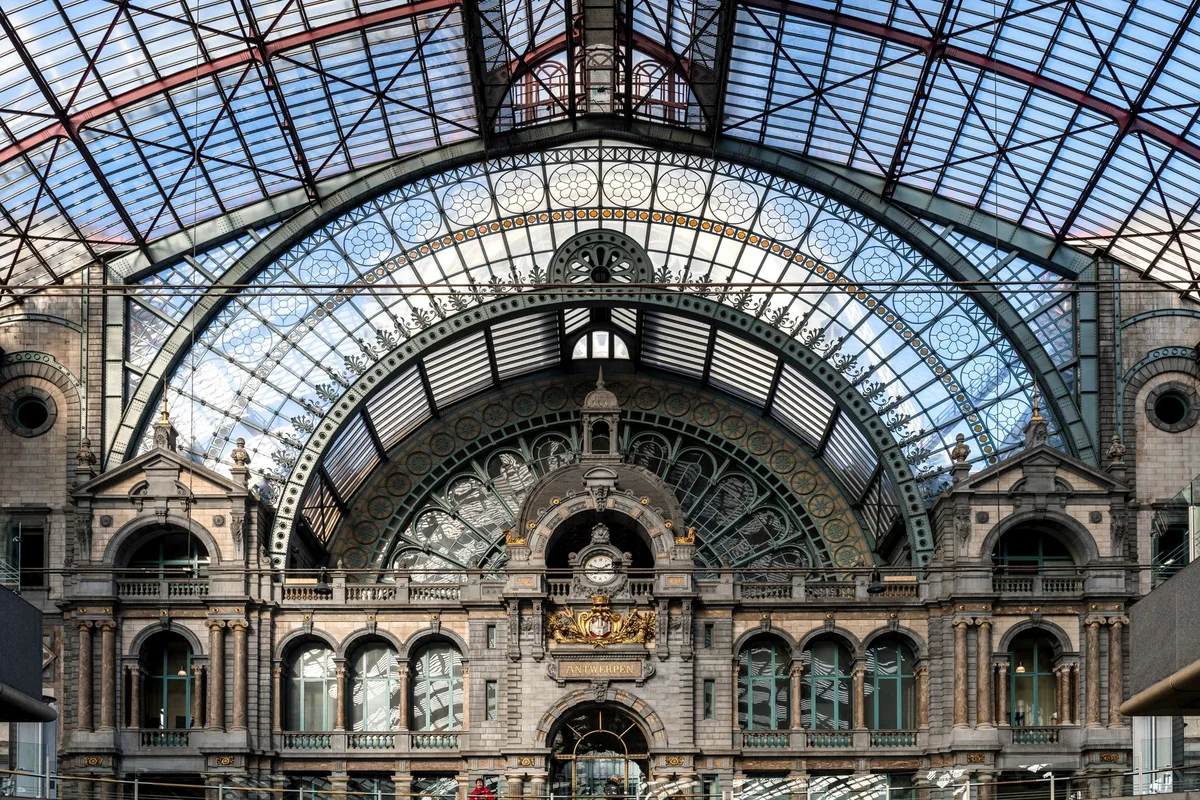 Antwerp Central Station view 1