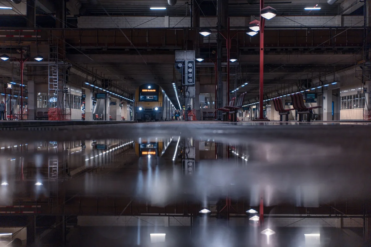 Brussels Central Station view 2