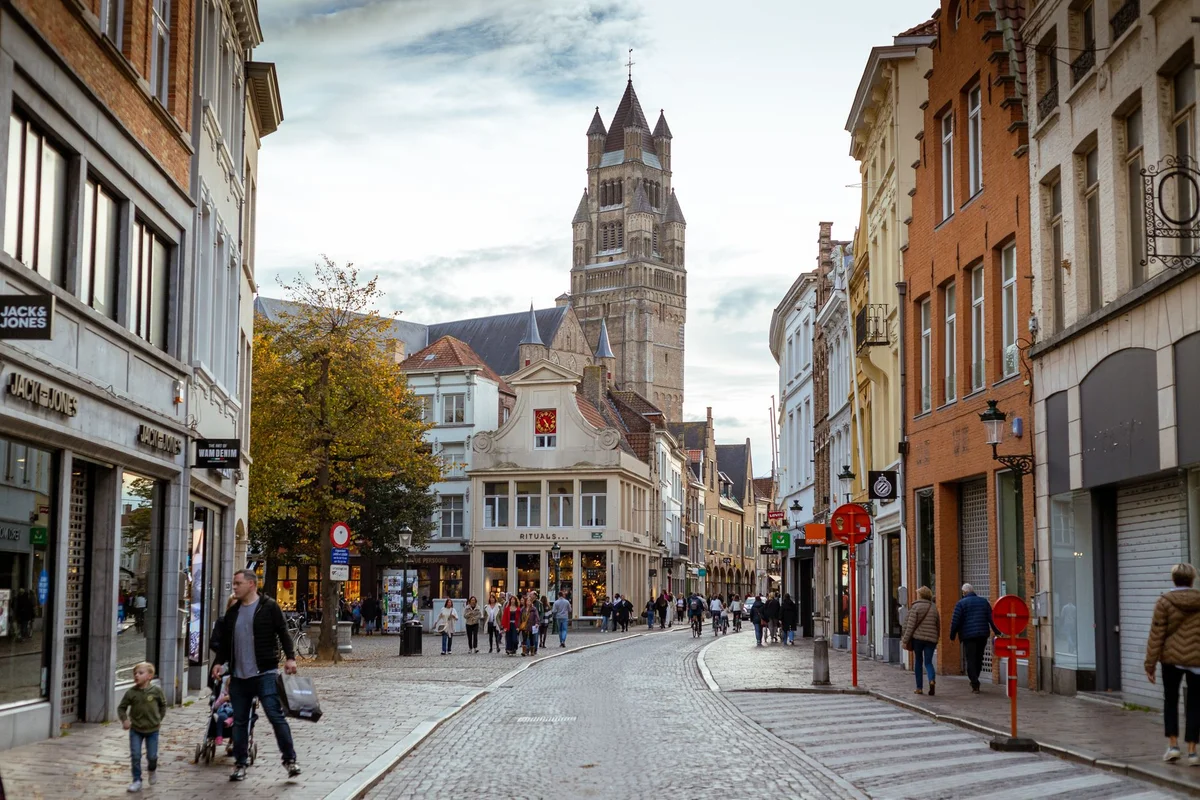 Markt Bruges view 1
