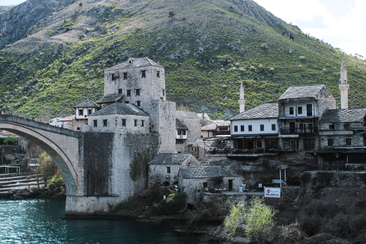Konjic Old Bridge view 1