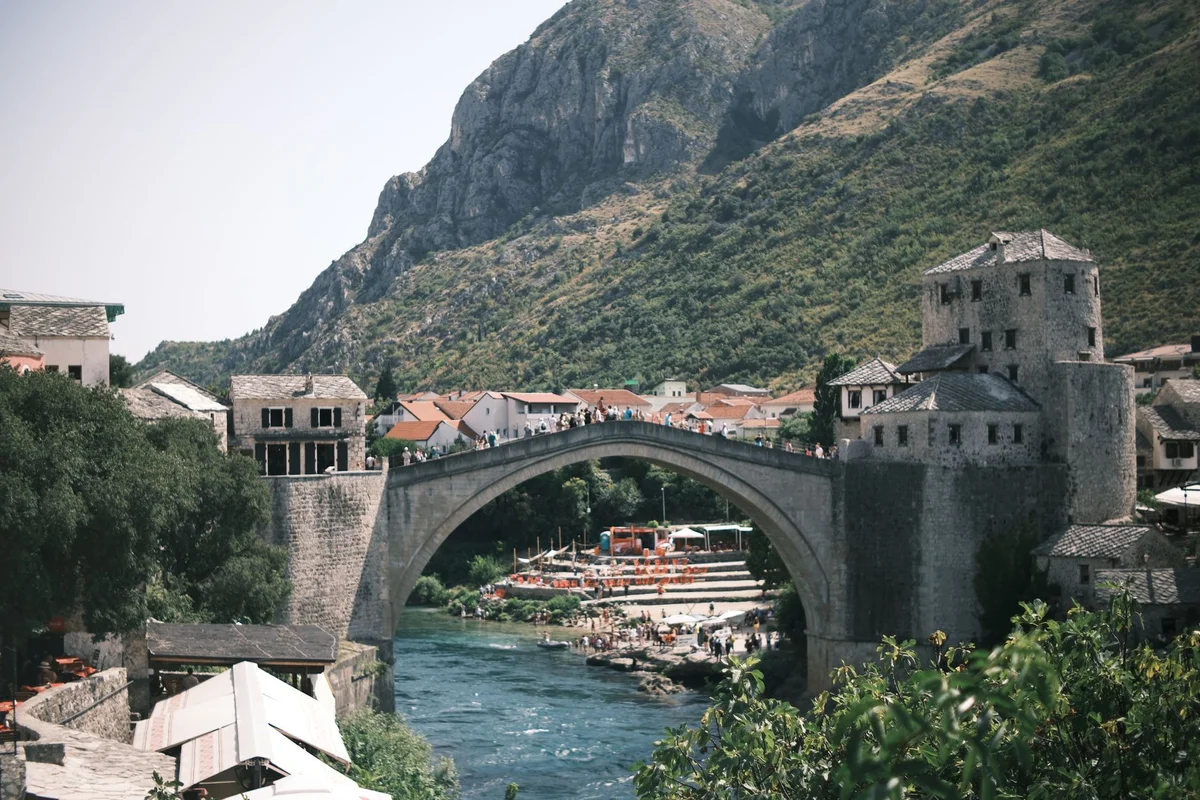 Konjic Old Bridge view 2