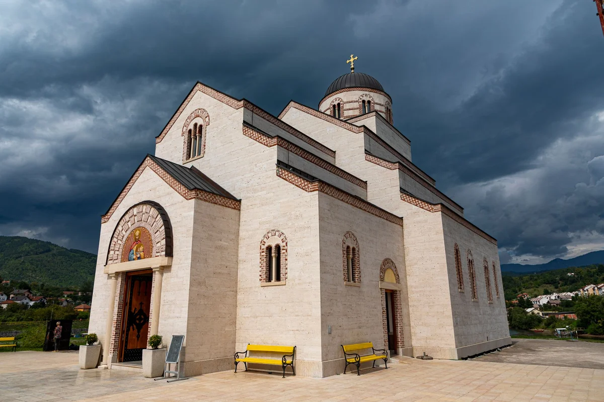 Tvrdos Monastery Cellars view 2