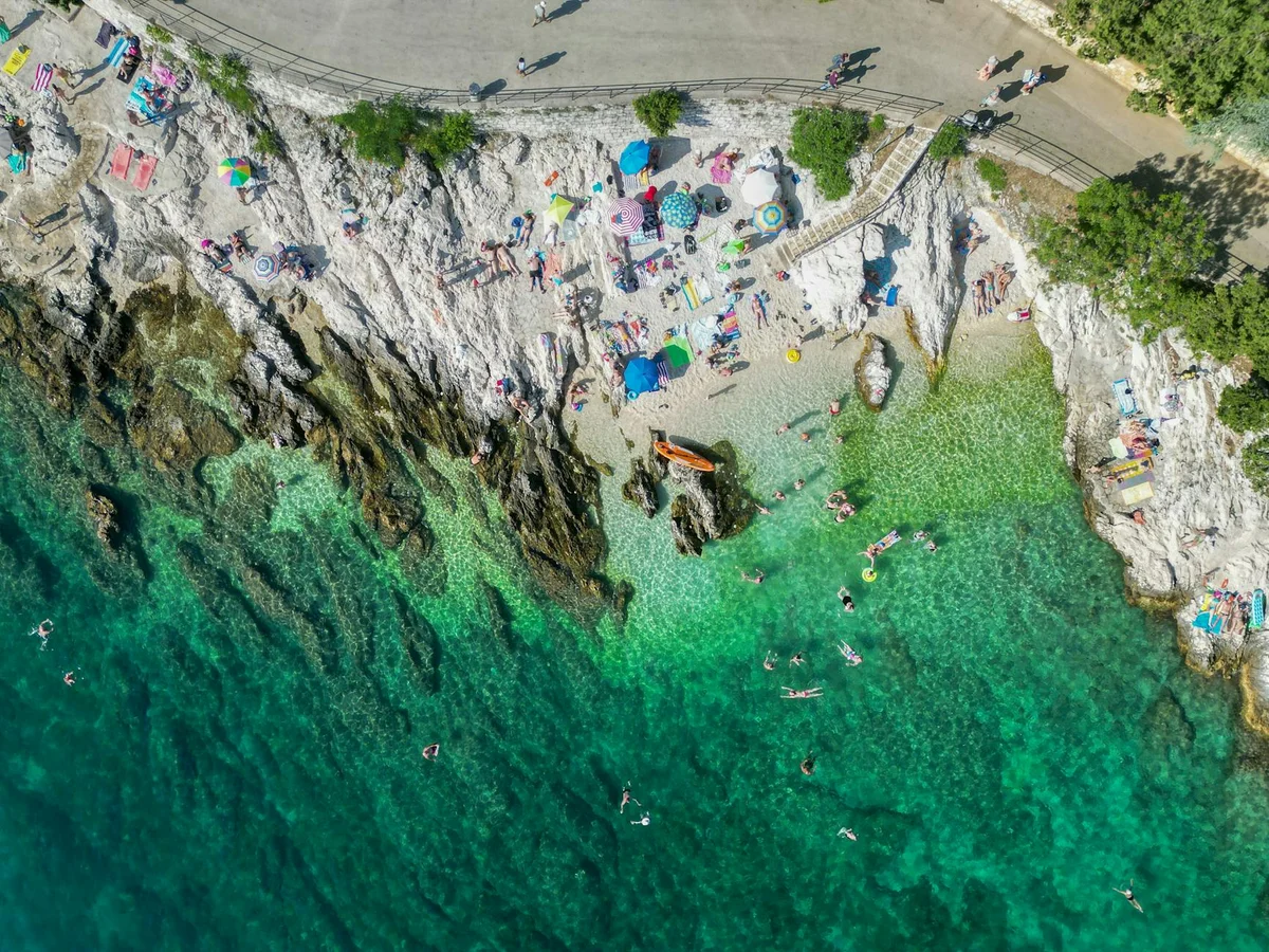 Rovinj Beaches view 2