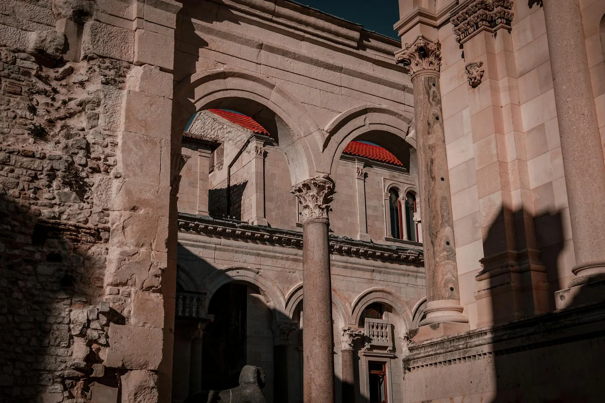 Peristyle of Diocletian's Palace view 1