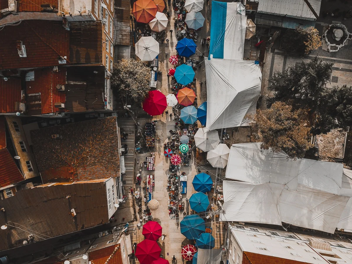 Dolac Market view 2