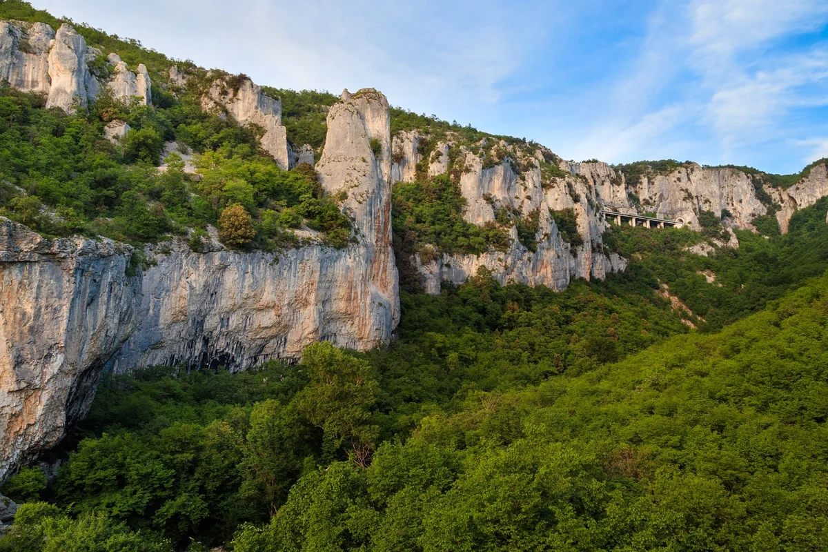 Grapčeva Cave view 1