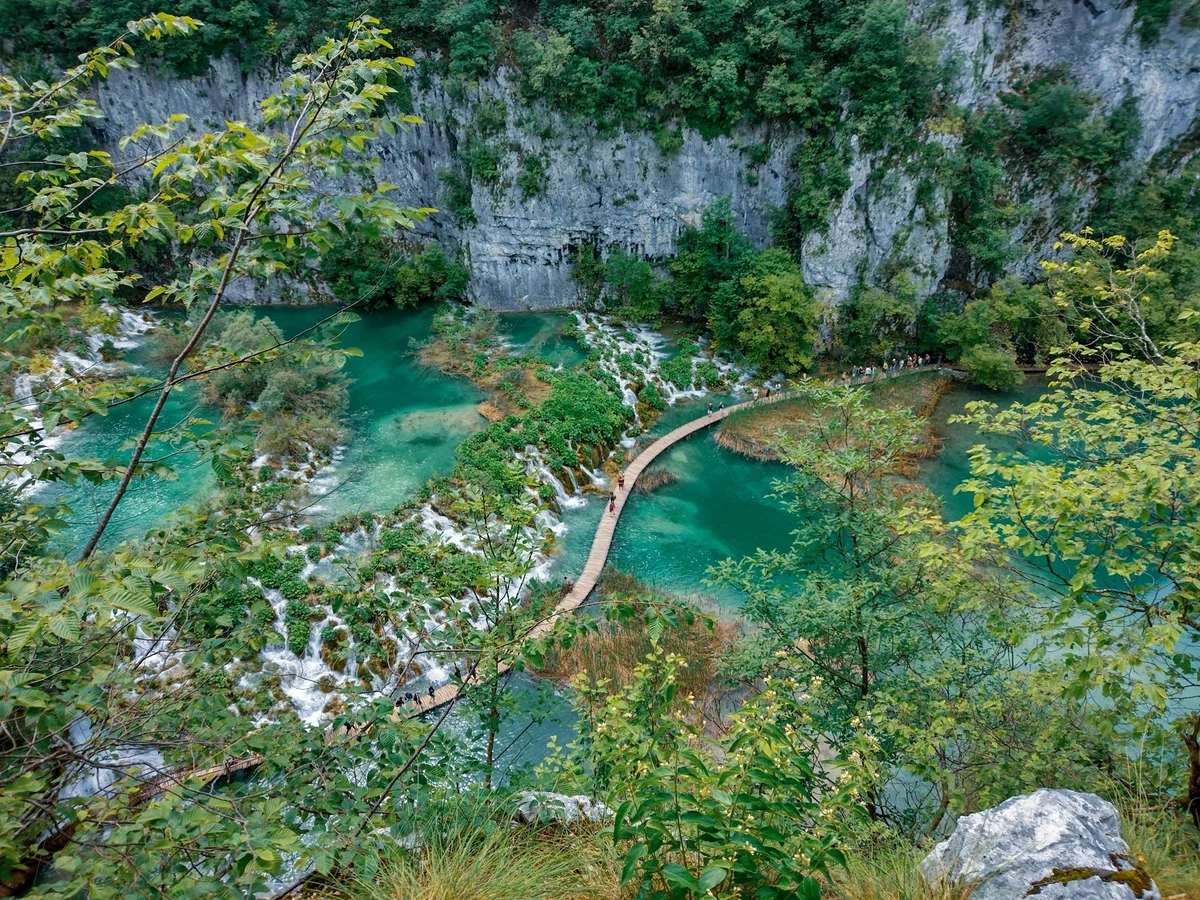 Plitvice Lower Lakes view 1