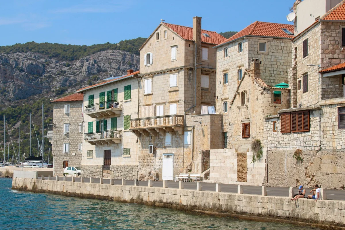 Pučišća Harbour view 1