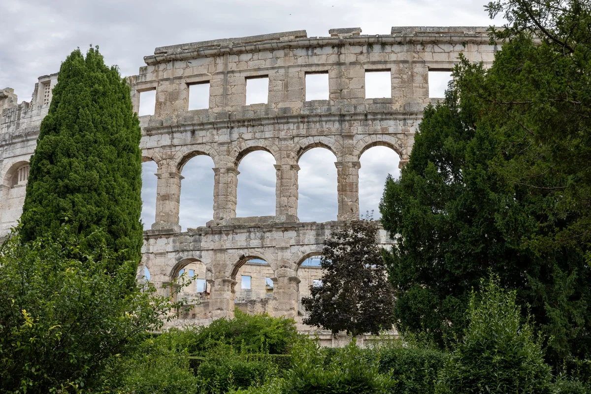 Roman Palace Polače view 2