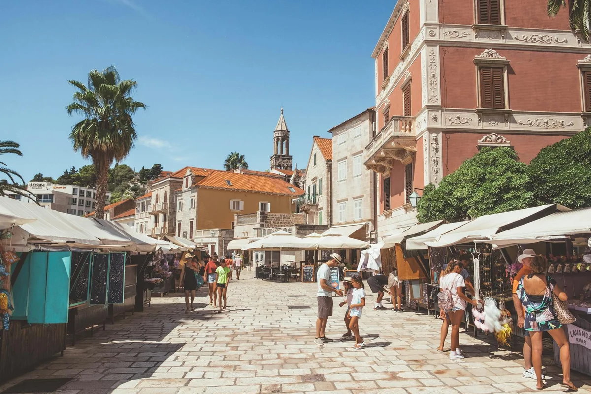 Trogir Green Market view 1