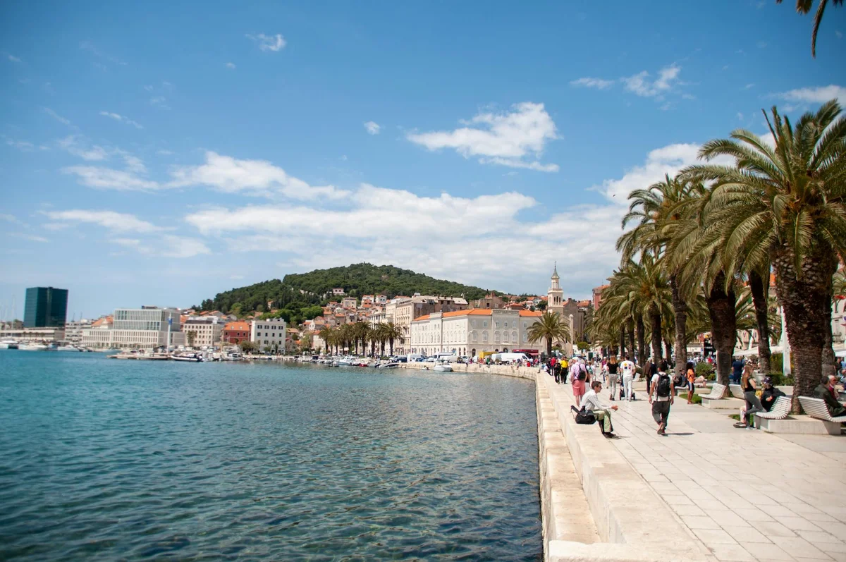Trogir Promenade view 1