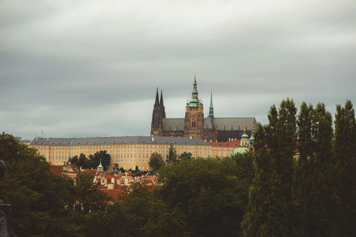 Prague Castle view 1