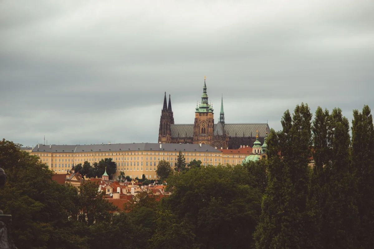 Prague Castle view 1