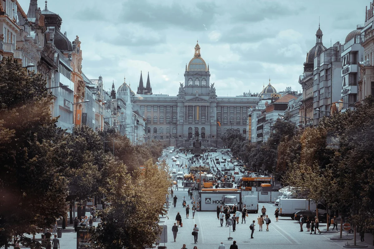 Wenceslas Square view 2