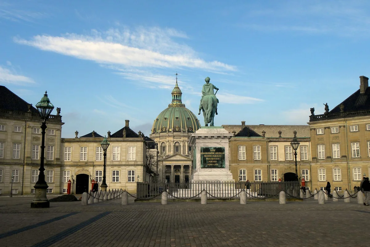 Amalienborg Palace view 1