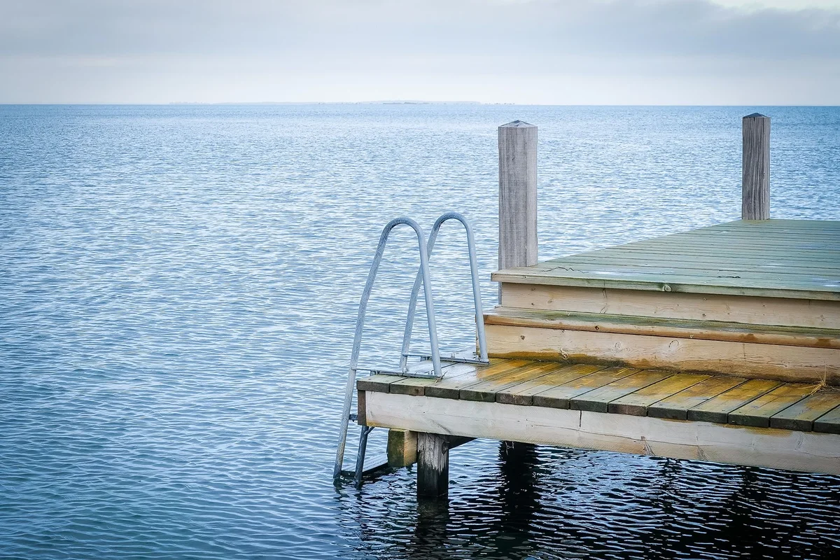 Sandkaj Harbour Bath view 2