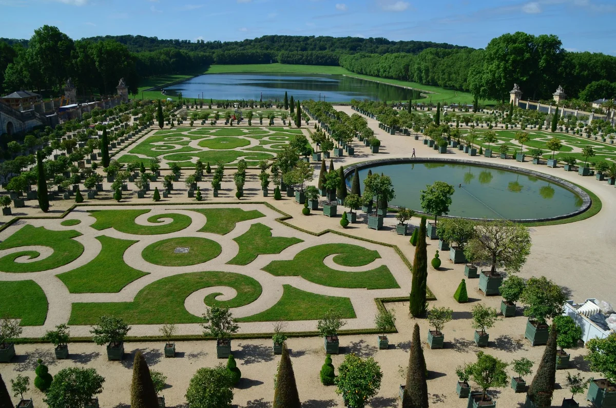 Palace of Versailles Gardens view 1