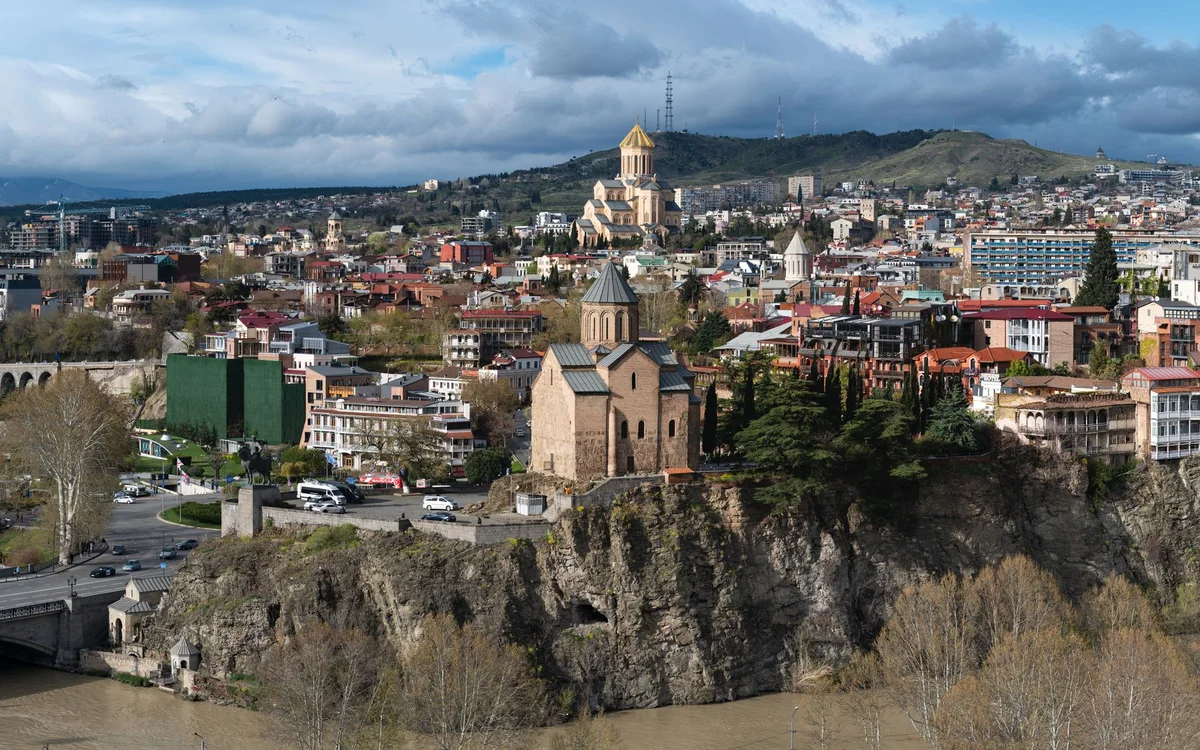 Metekhi Church view 2